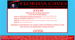 Desktop Screenshot of floridacaves.com
